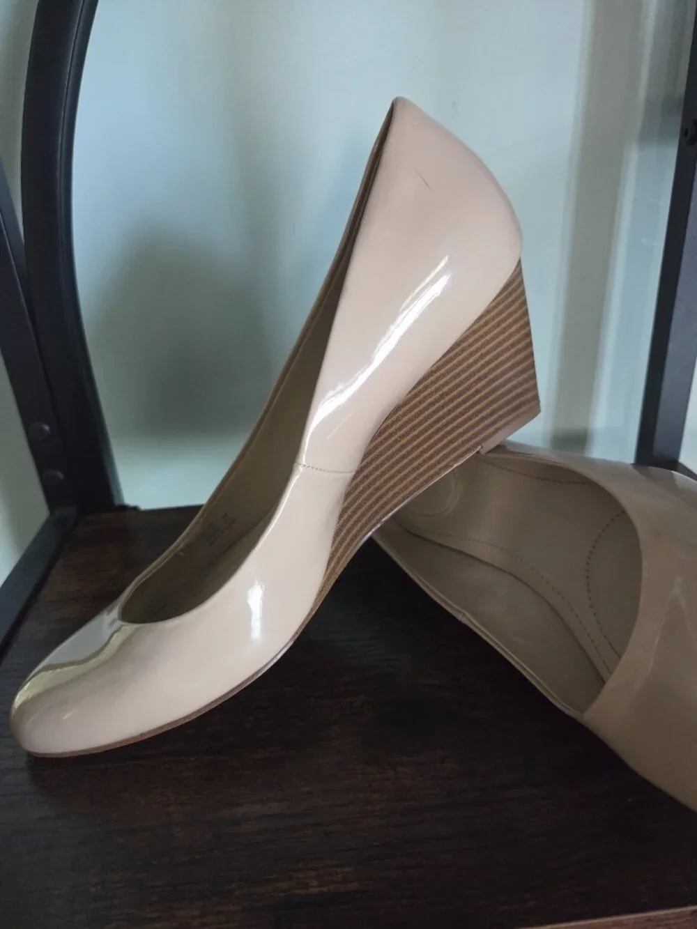Calvin Klein Nude Wedge heel
